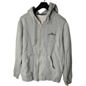 J. Lindeberg Alpha zip hood gray men's size XL
